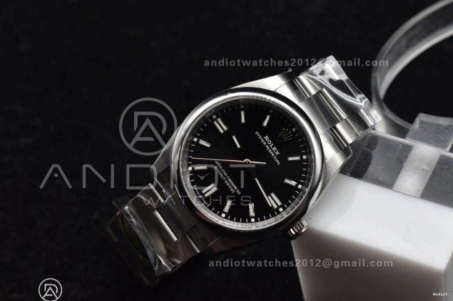 Steel Clean VR3230 36mm Oyster 1:1 Edition Best 904L 126000 Silver Perpetual Black 0405